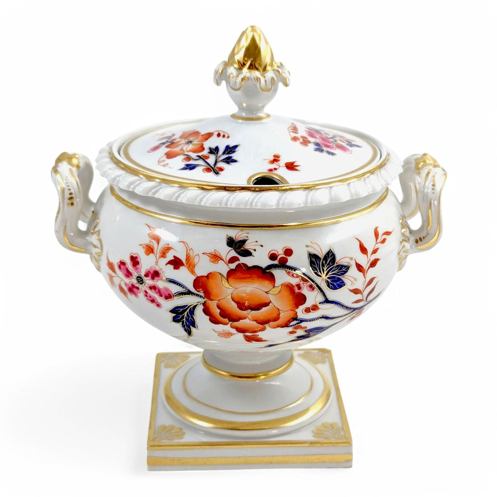 Worcester Imari Porcelain Sauce Tureen: English Tableware, c 1820