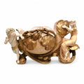 Ernst Wahliss Porcelain Centerpiece: Antique Jugendstil Bowl, Vienna Crown Mark