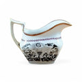 Antique 1817 Princess Charlotte Lustreware Jug: Staffordshire Britannia Mourning Print