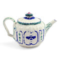 Antique Enoch Wood & Sons Teapot: 18th Century English Pottery
