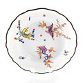 Antique Meissen Kakiemon Porcelain Plate: Yellow Lion, Late 19th Century