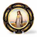 Royal Vienna Porcelain Cabinet Plate: Hand-Painted "Esther", c. 1850