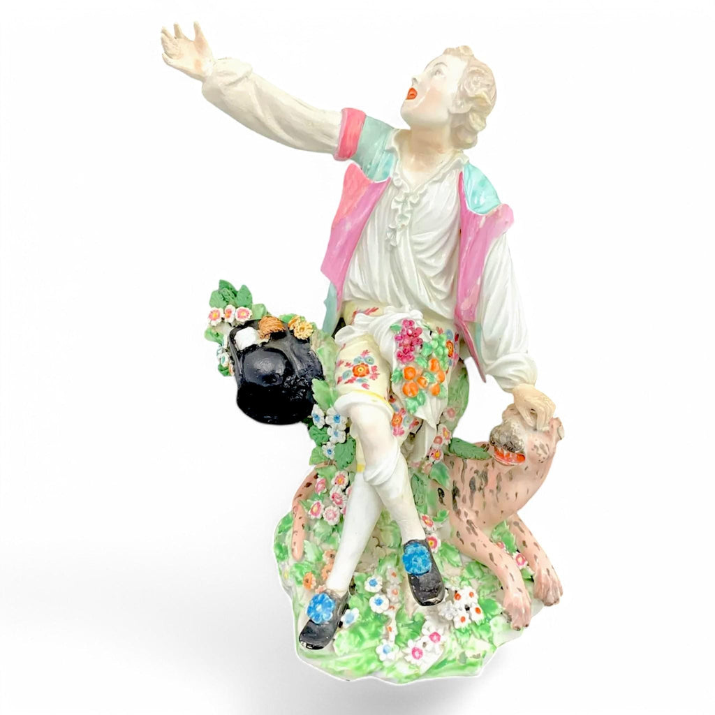 Rare Derby Porcelain Figurine: "Taste" from "The Five Senses" Set, c. 1765