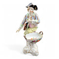 KPM Porcelain Figurine: Rococo Man with Sweetmeat Basket, c. 1790