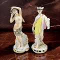 Samson et Cie Porcelain Figurines: Venus and Mercury, Rococo Revival