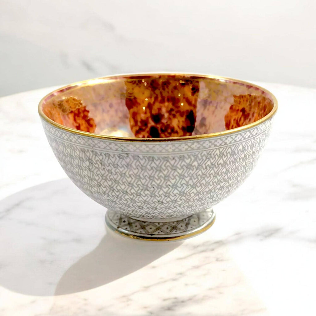 Antique Wedgwood Lustre Bowl: Daisy Makeig-Jones Goldfish Design