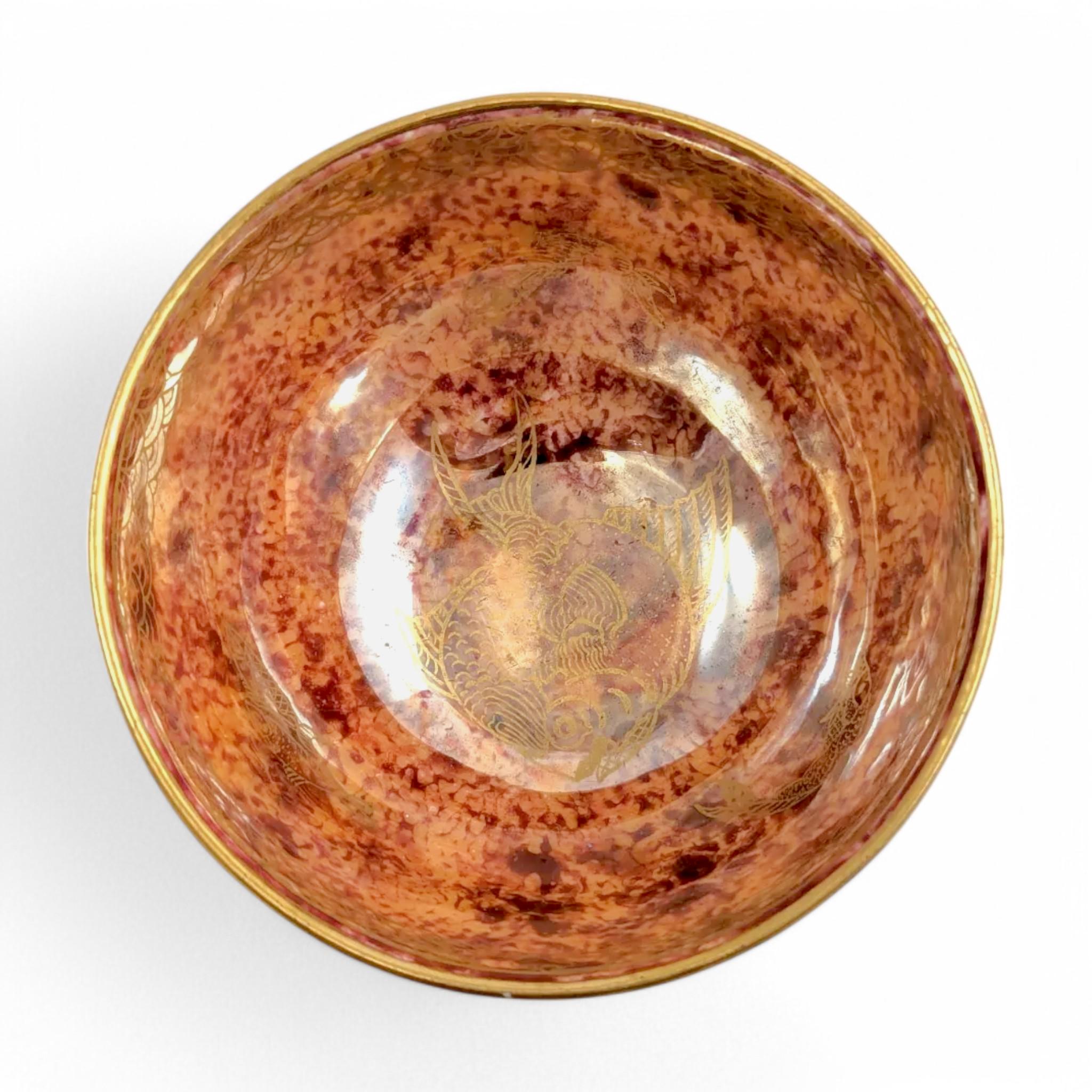 Antique Wedgwood Lustre Bowl: Daisy Makeig-Jones Goldfish Design