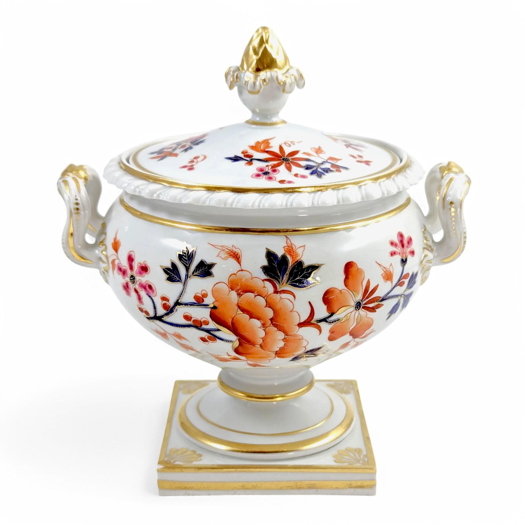 Worcester Imari Porcelain Sauce Tureen: English Tableware, c 1820