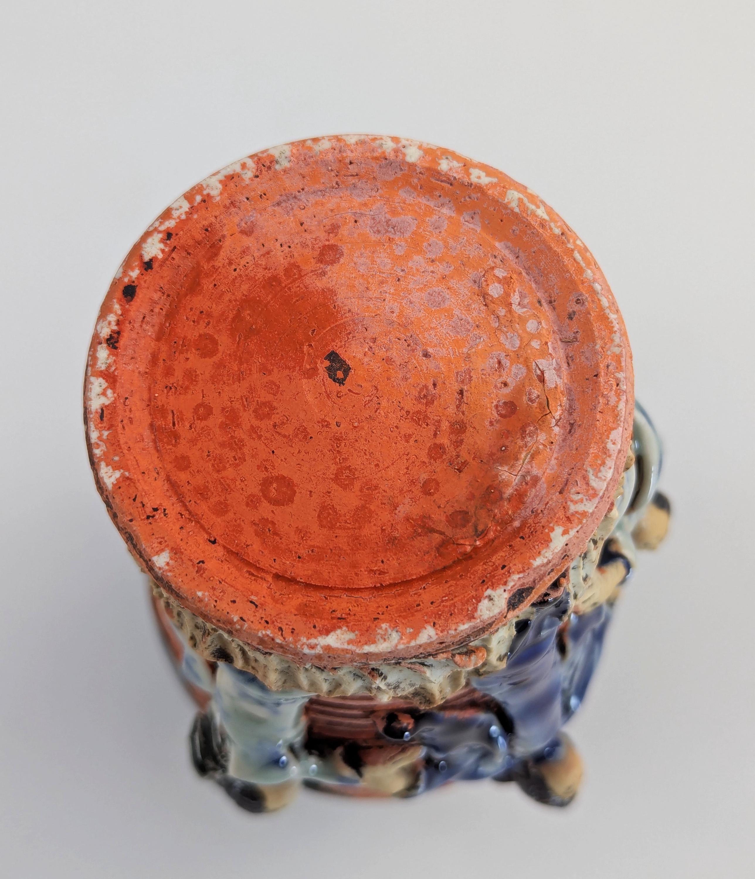 Rare Sumida Gawa Vase: Meiji-Taisho Era Japanese Pottery, Signed Hiroshi