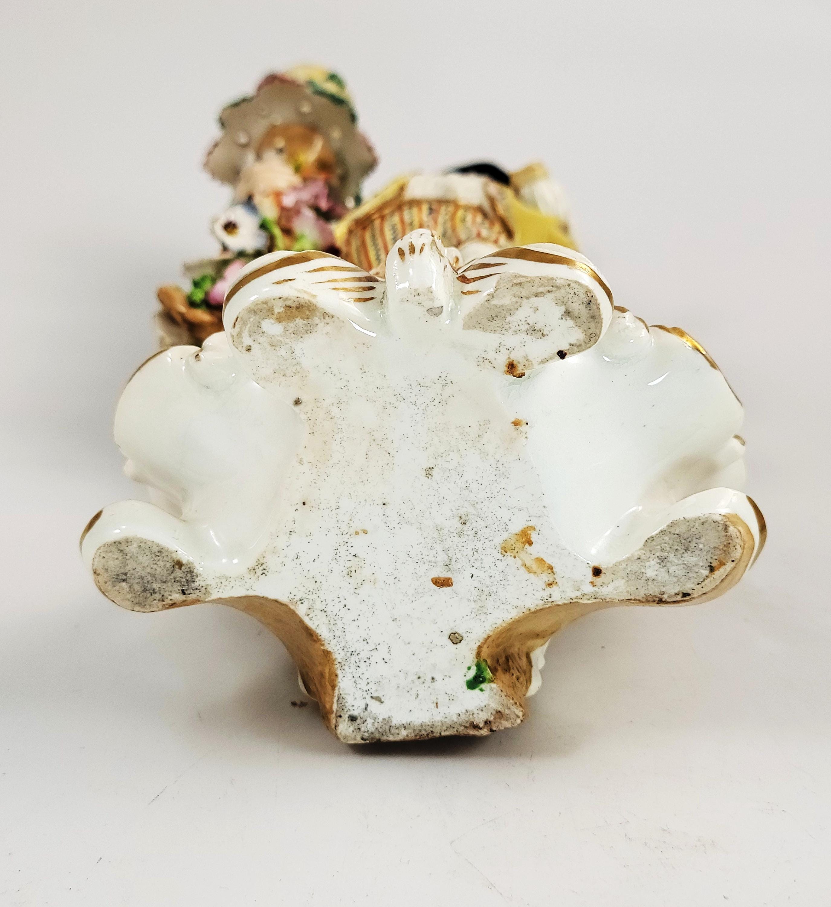 Derby Porcelain Figural Candlesticks, Georgian c1770