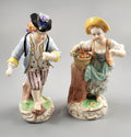 Antique Carl Thieme Dresden Figurines, Fruit Gathering Children c.1900