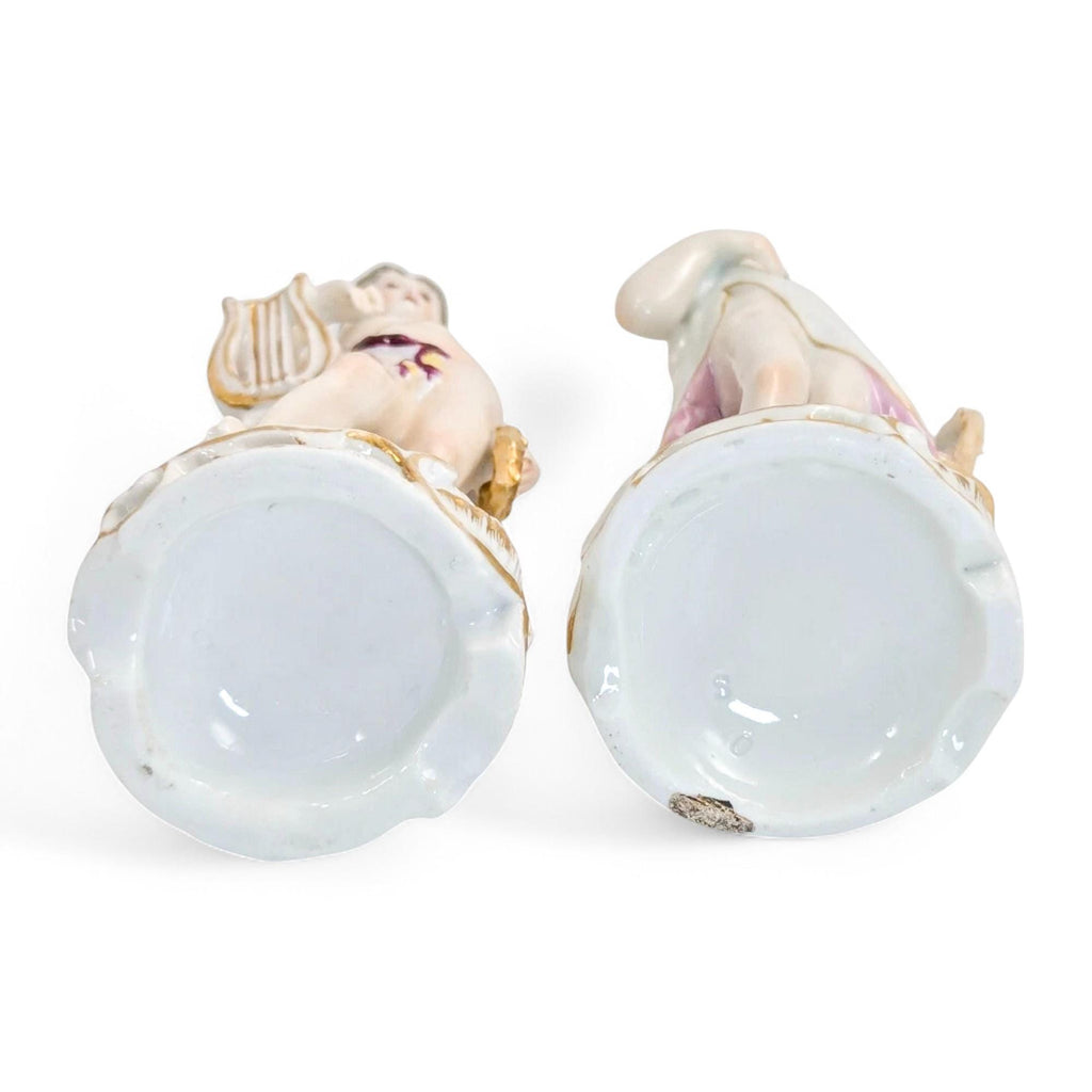 Samson Porcelain Figurines: Orpheus and Aphrodite, Rococo Revival Style