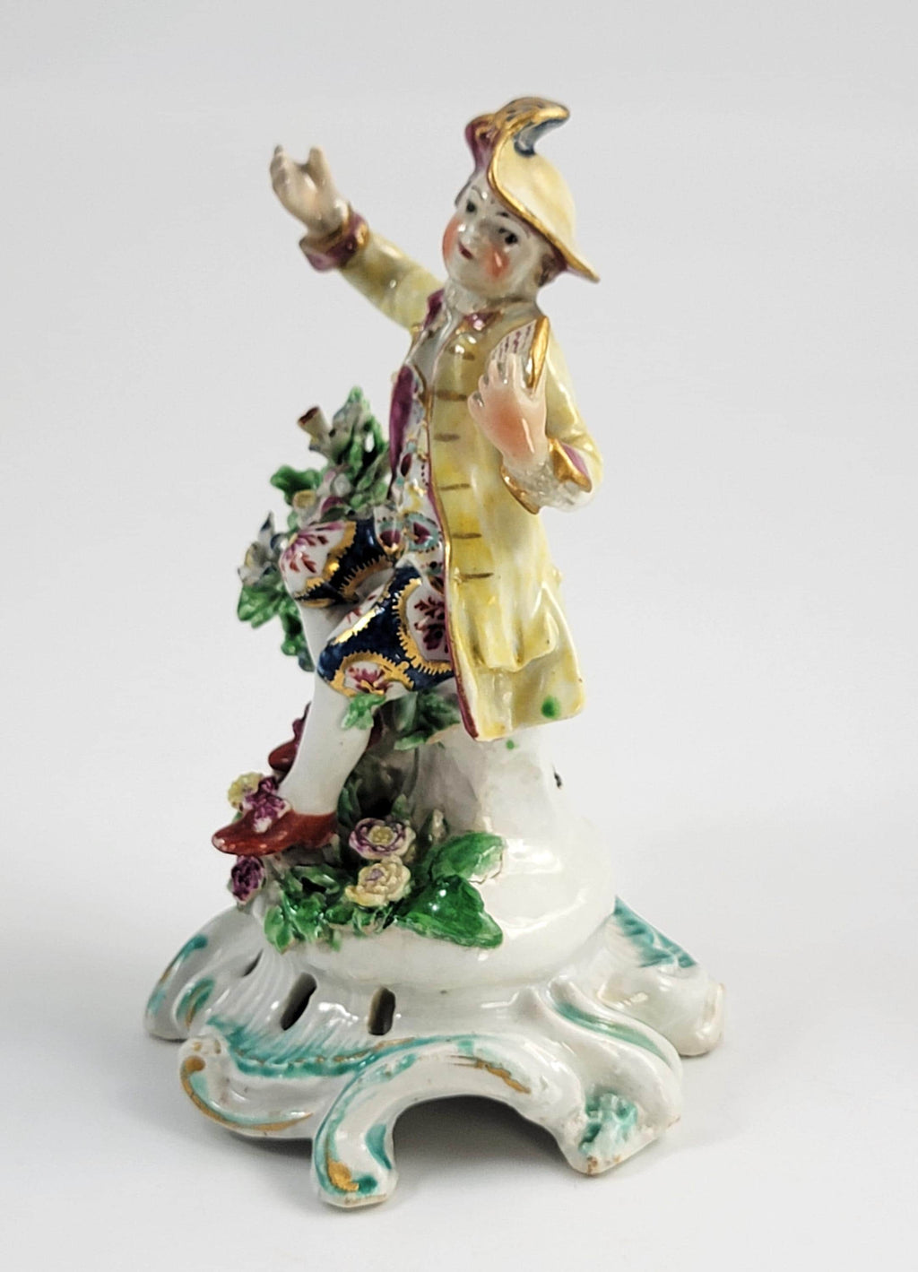 Bow Porcelain Boy Singer Figurine c.1765 Soft-Paste Porcelain