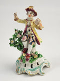 Bow Porcelain Boy Singer Figurine c.1765 Soft-Paste Porcelain