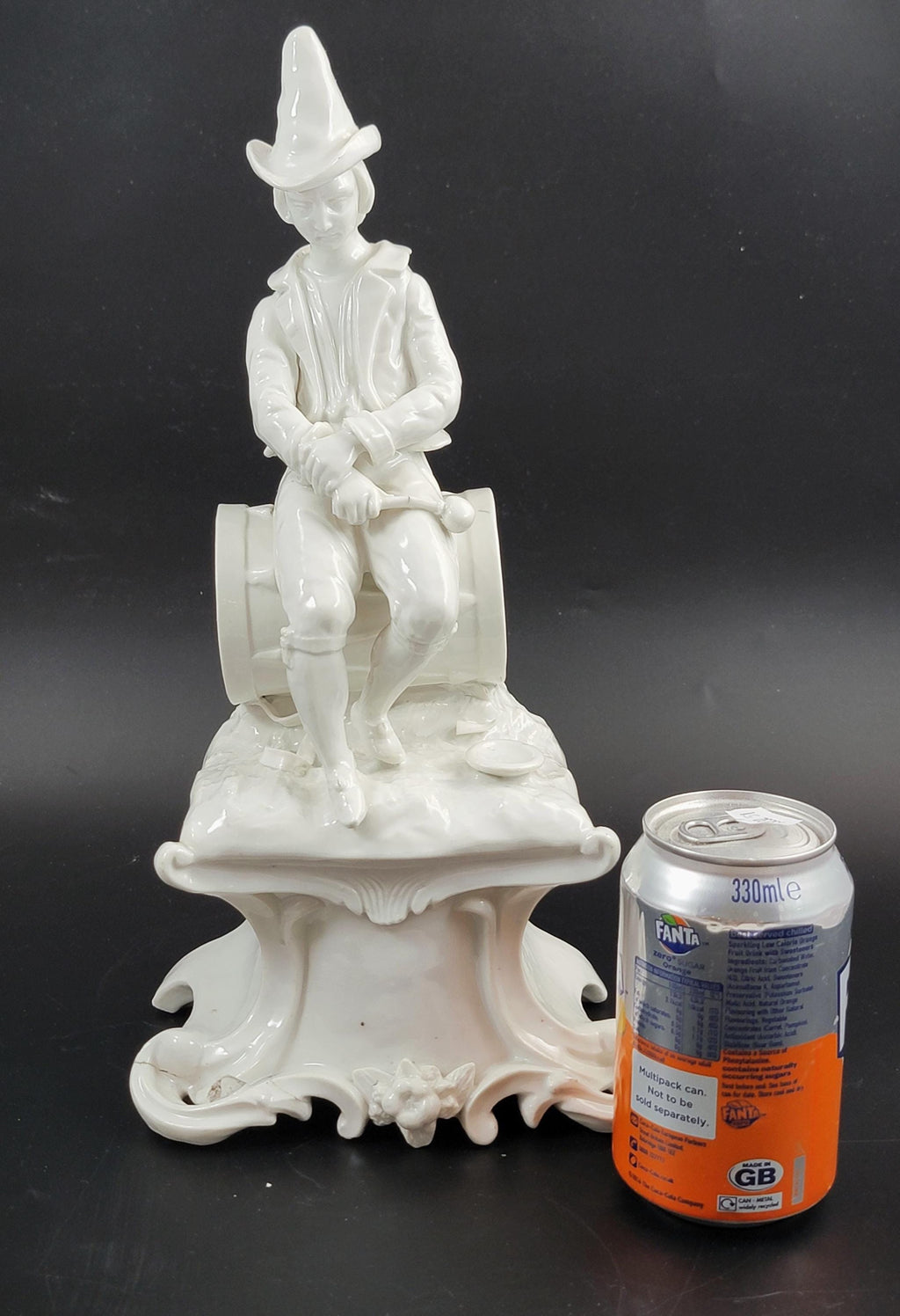 Fürstenberg Porcelain Drummer Figure, 1760 – Rococo Street Musician