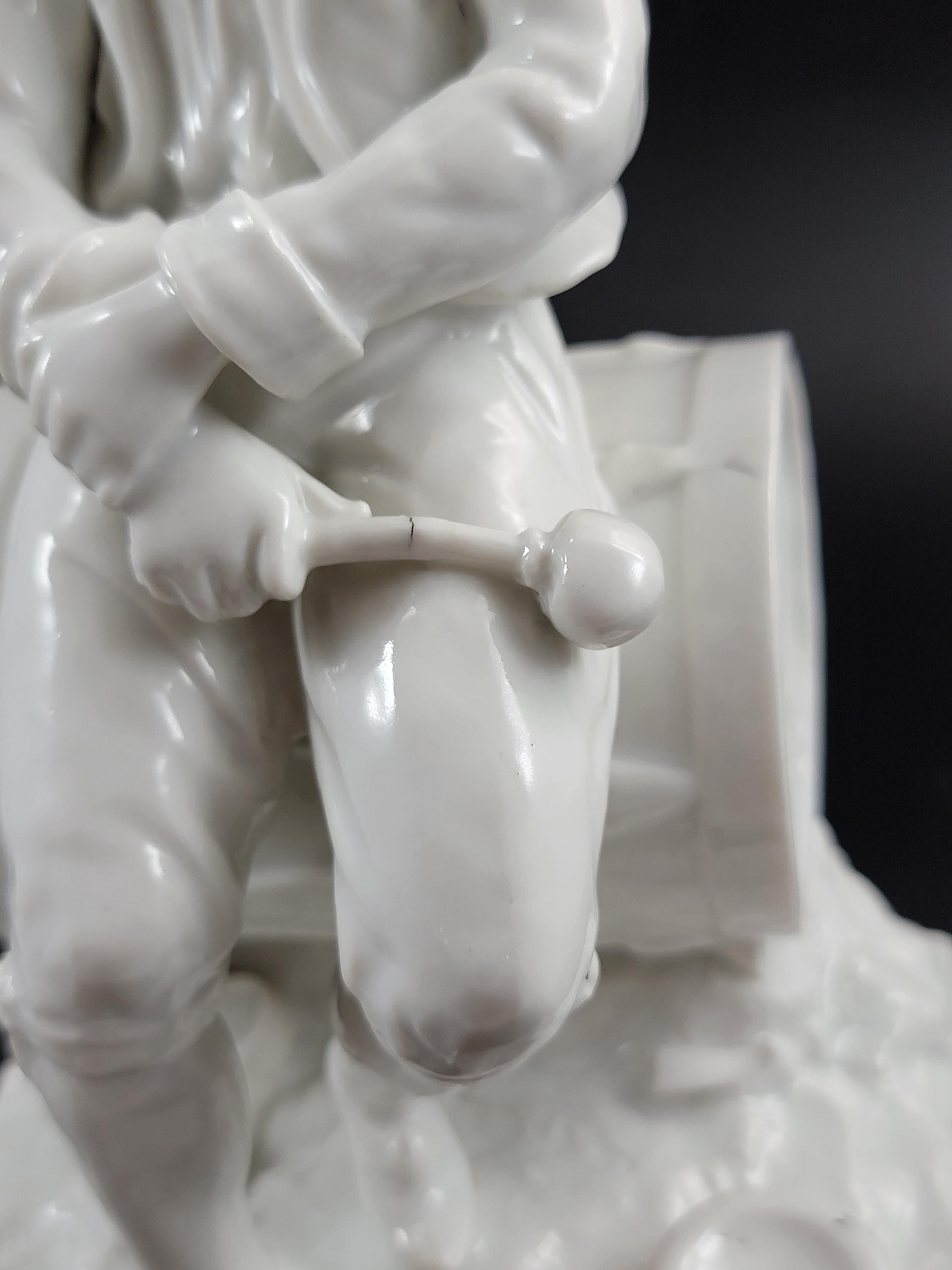Fürstenberg Porcelain Drummer Figure, 1760 – Rococo Street Musician