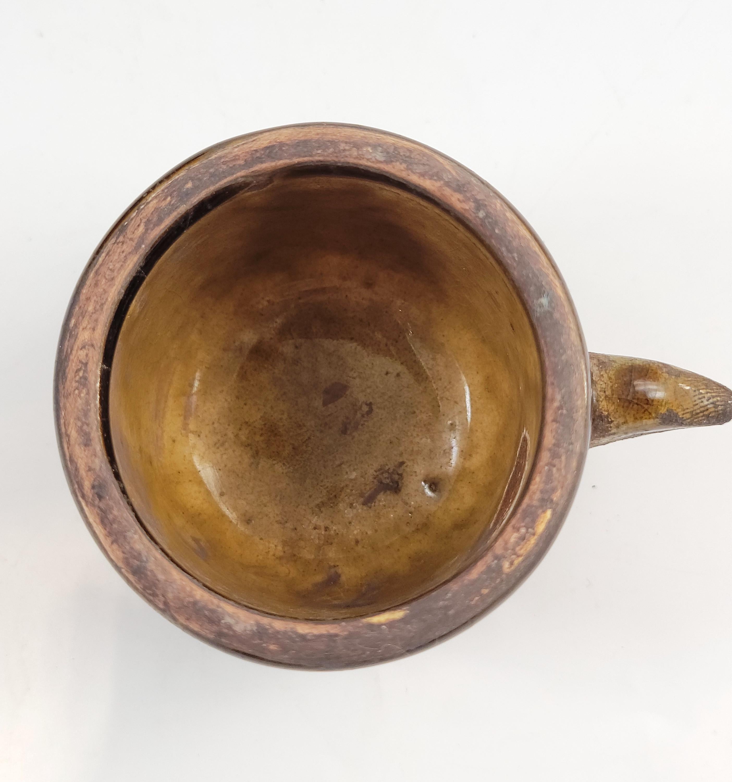 Chinese Bird Lid Jar – Antique 19thC Stoneware Vessel – Qing Dynasty Folk Pot