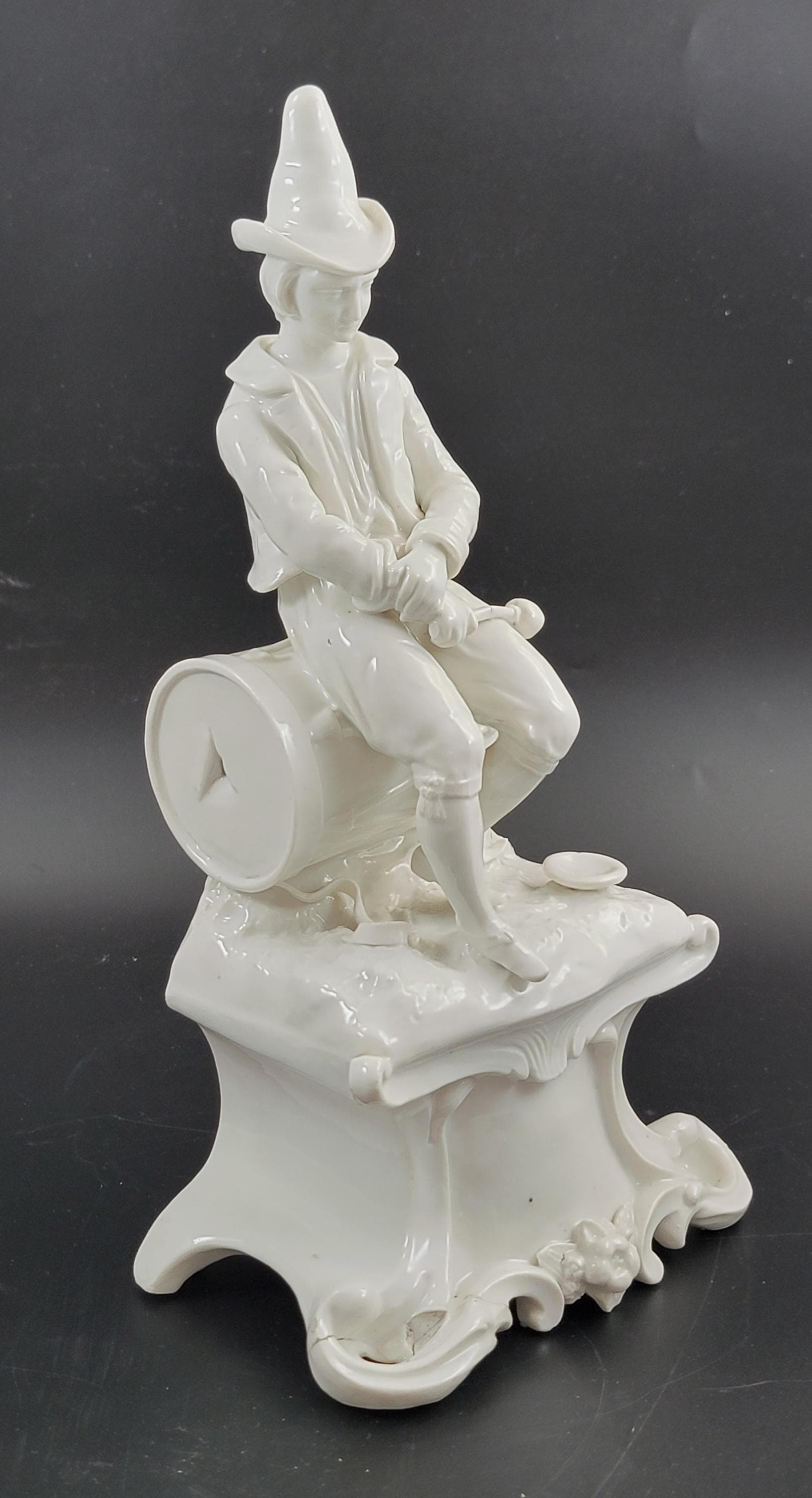 Fürstenberg Porcelain Drummer Figure, 1760 – Rococo Street Musician