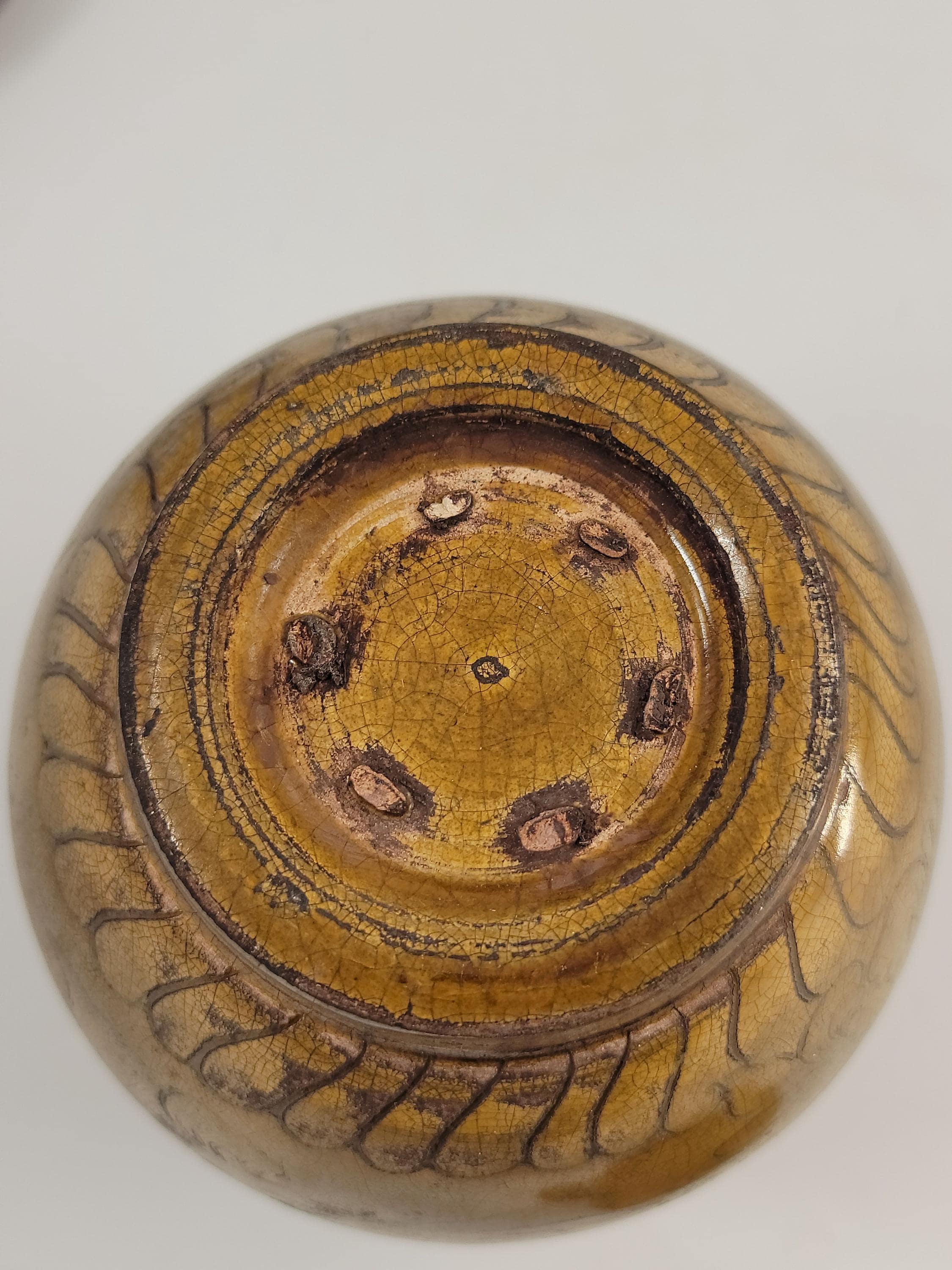 Chinese Bird Lid Jar – Antique 19thC Stoneware Vessel – Qing Dynasty Folk Pot