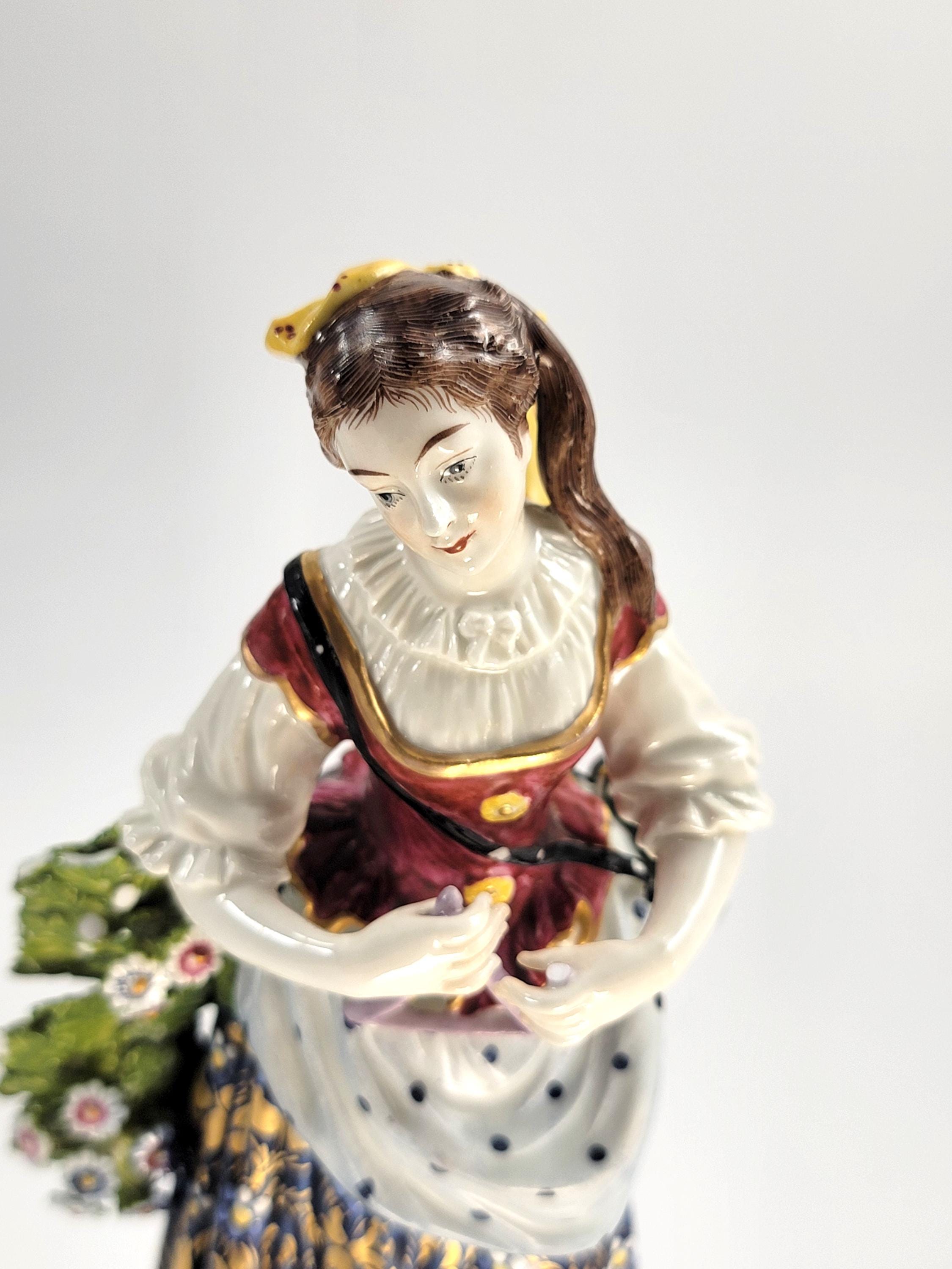 Samson Porcelain Musician Figures, Pair, Paris, After Derby, c.1880