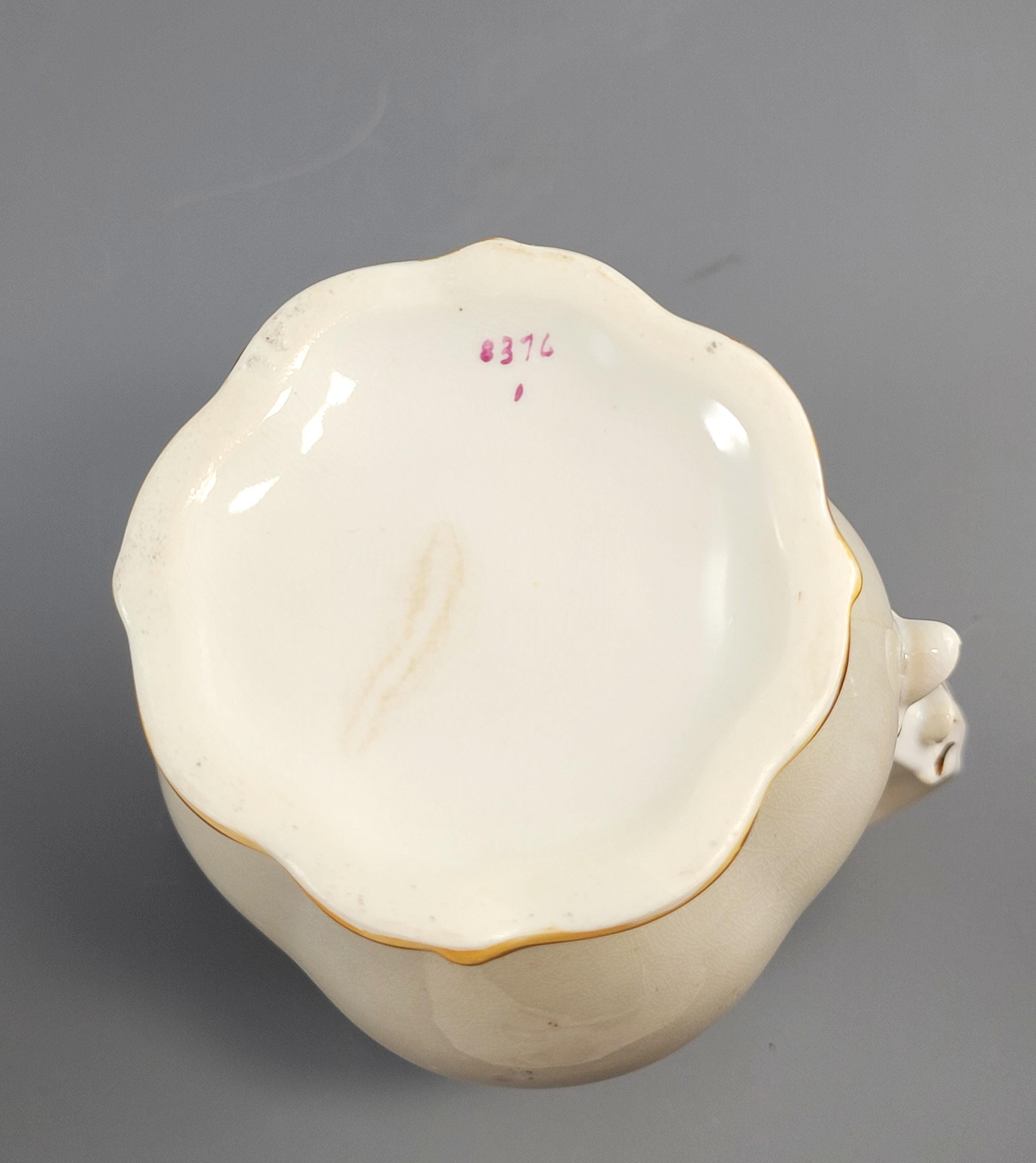 Antique English Porcelain Jug by Rockingham, Model 8376, c.1830