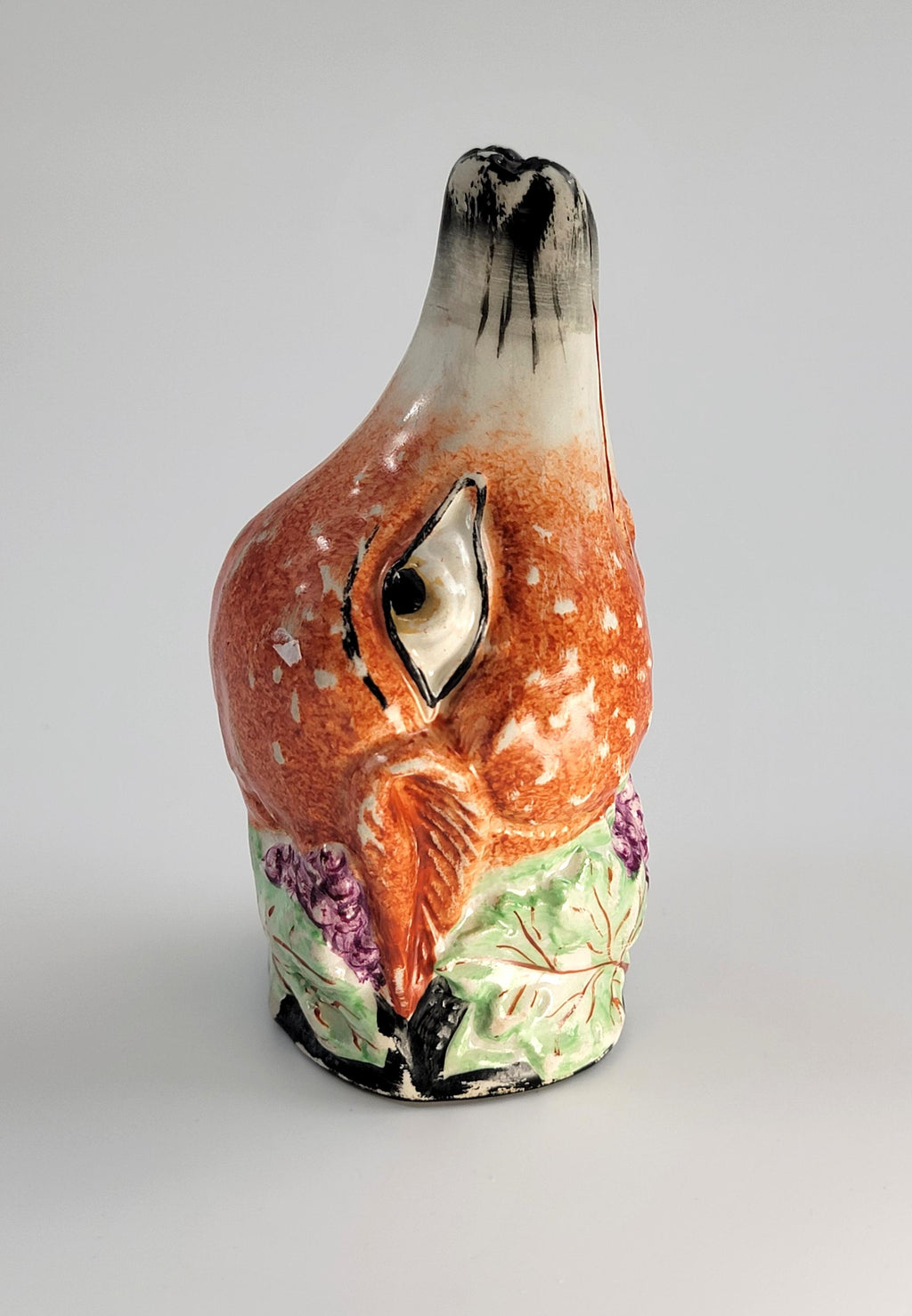 Rare Royal Staffordshire Porcelain Stirrup Cup, circa 1820-1840