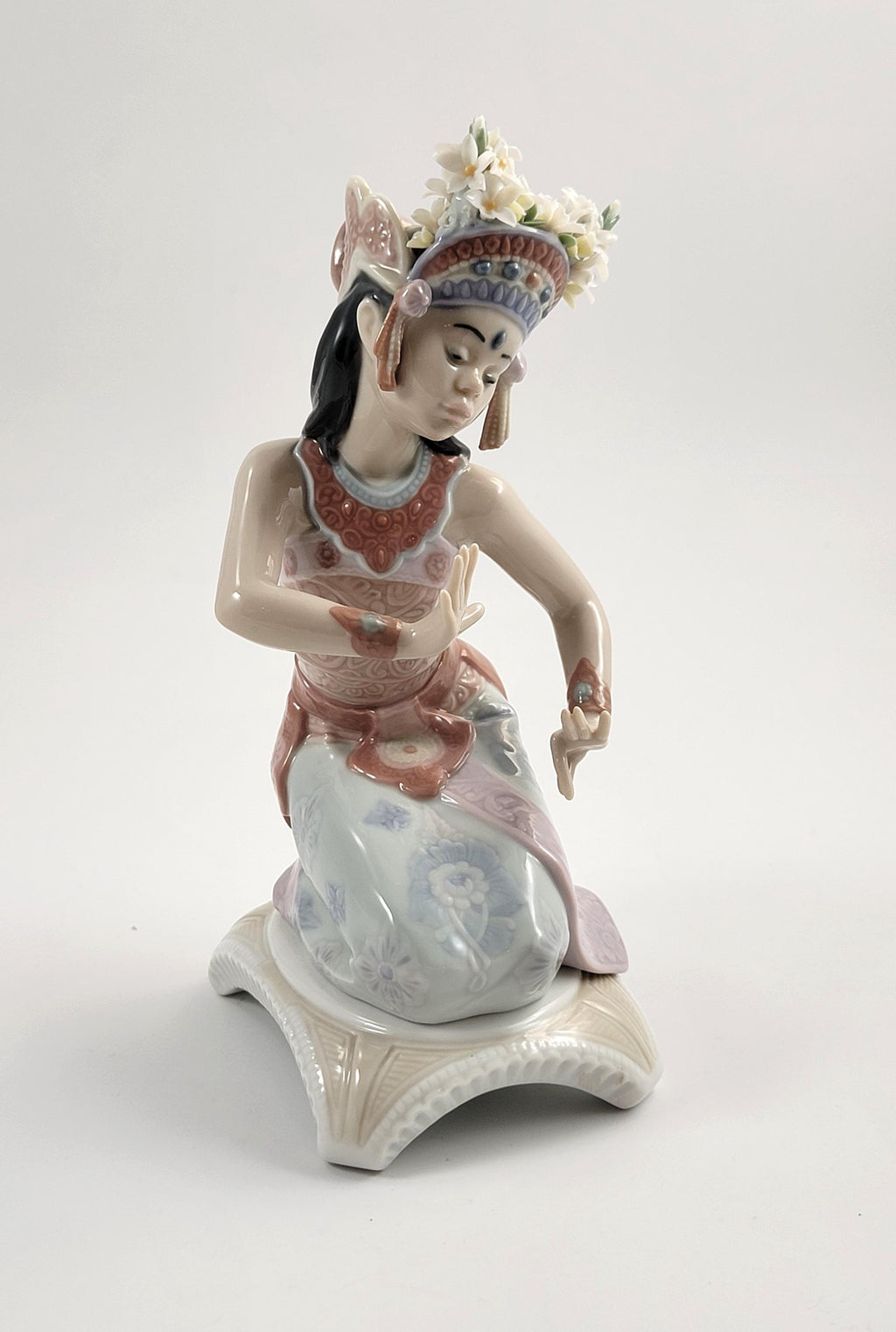 Lladro Bali Dancer, Model 6142, Indian Pose, 1993,Rare