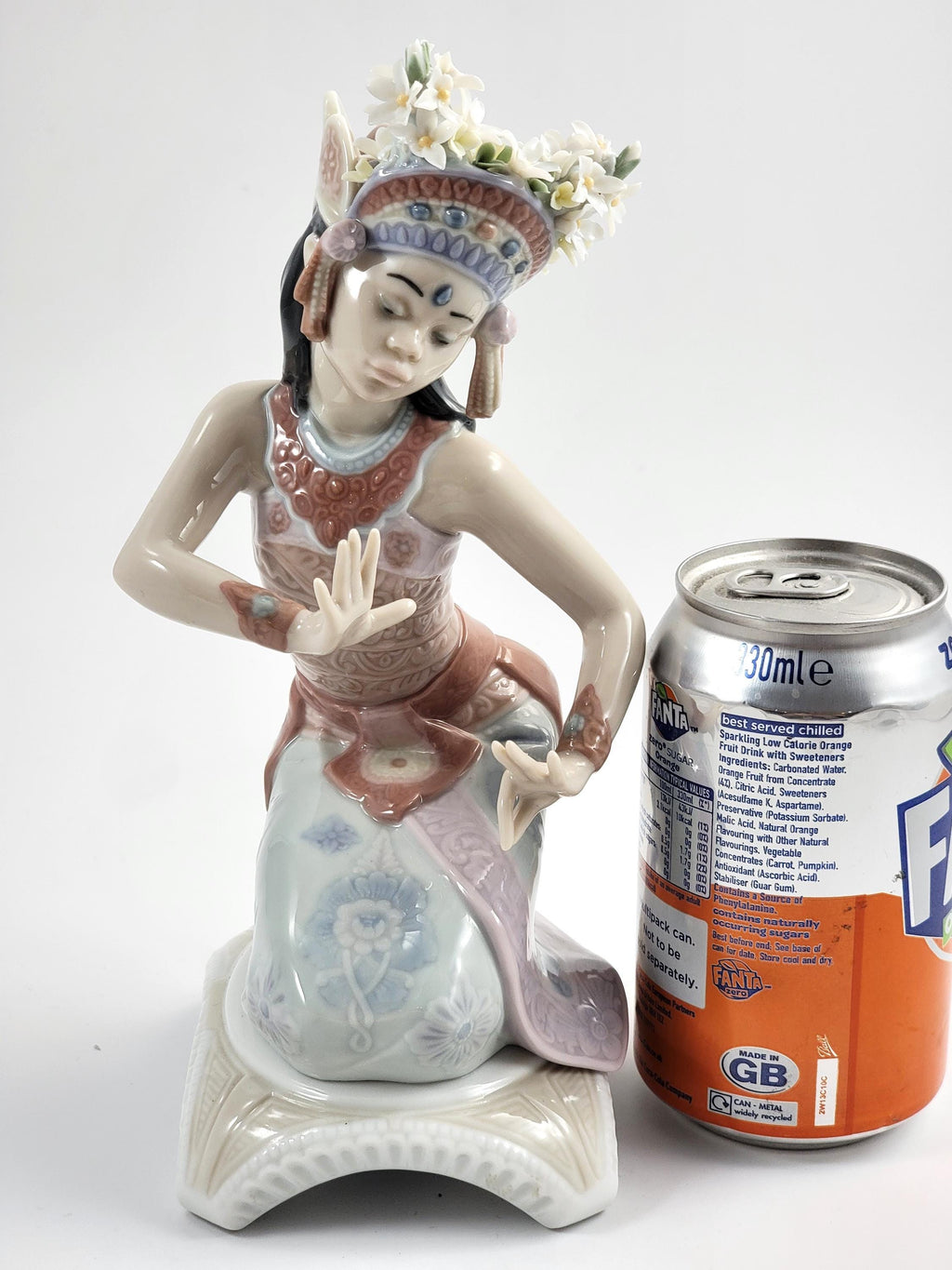 Lladro Bali Dancer, Model 6142, Indian Pose, 1993,Rare