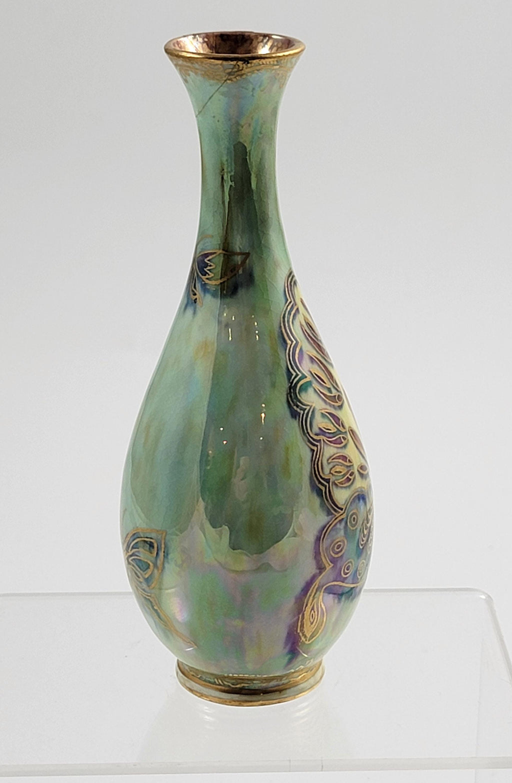 Makeig-Jones Wedgwood Lustre Vase Z4832, Butterflies, Rare