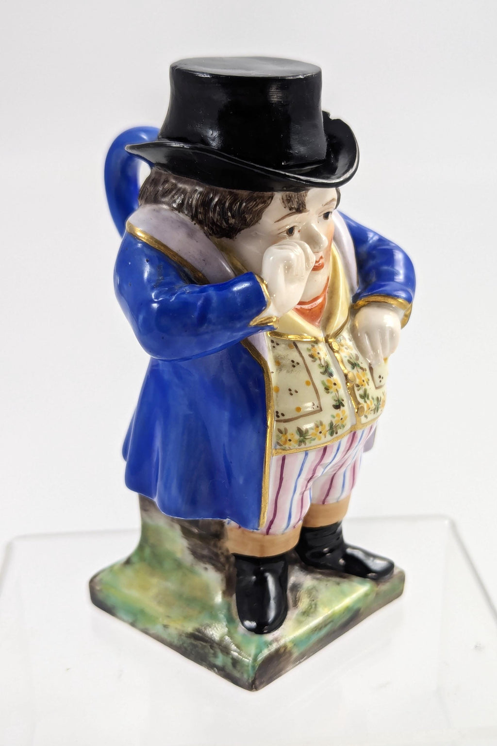 Stevenson & Hancock, Derby, Toby Jug “Snuff Taker”, c.1862