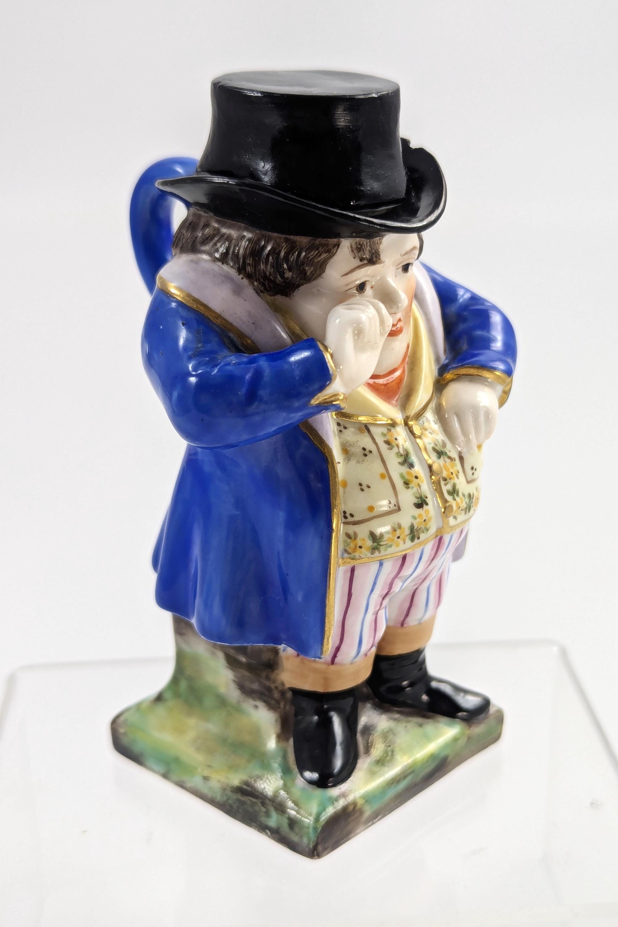 Stevenson & Hancock, Derby, Toby Jug “Snuff Taker”, c.1862