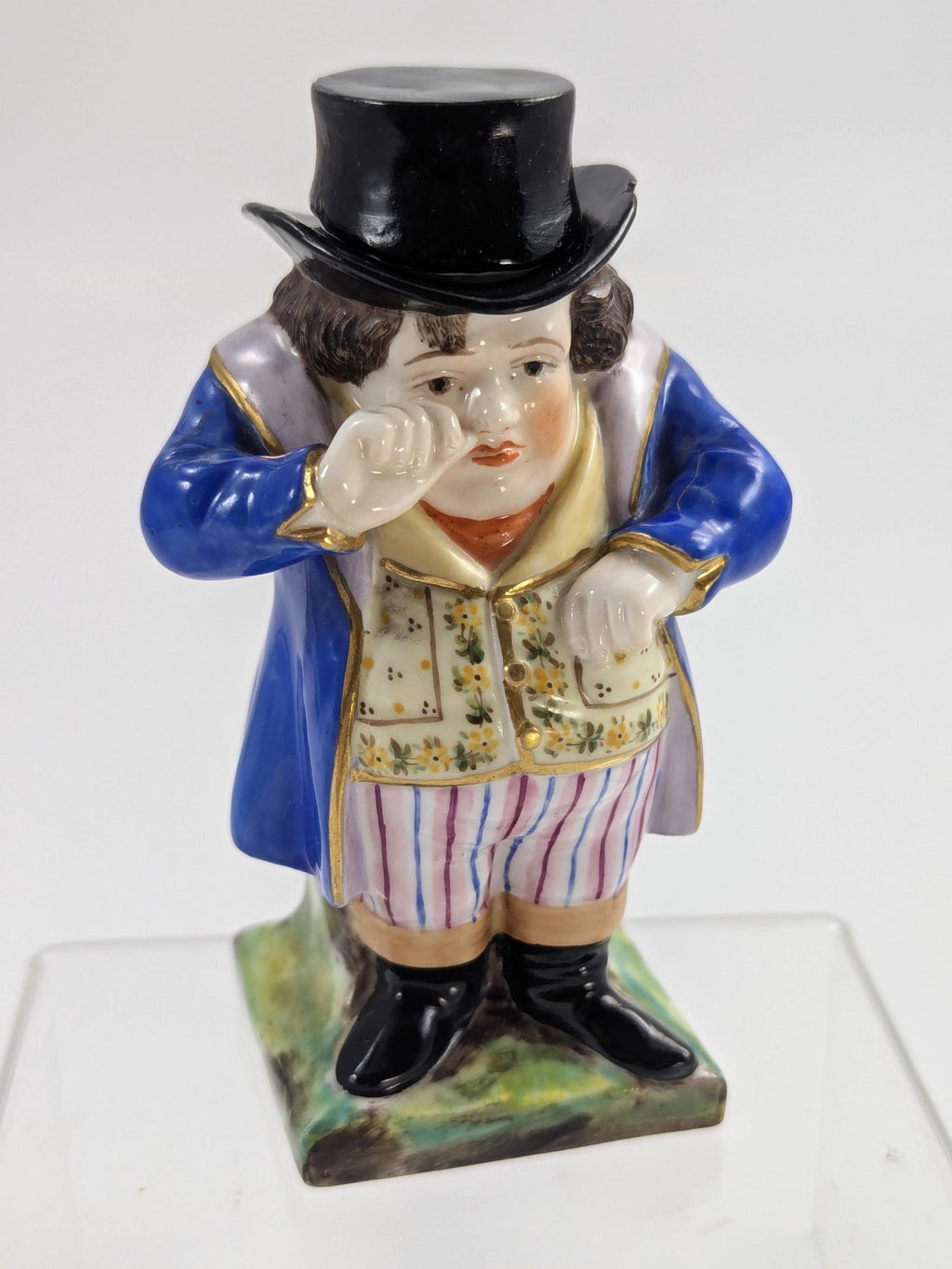 Stevenson & Hancock, Derby, Toby Jug “Snuff Taker”, c.1862