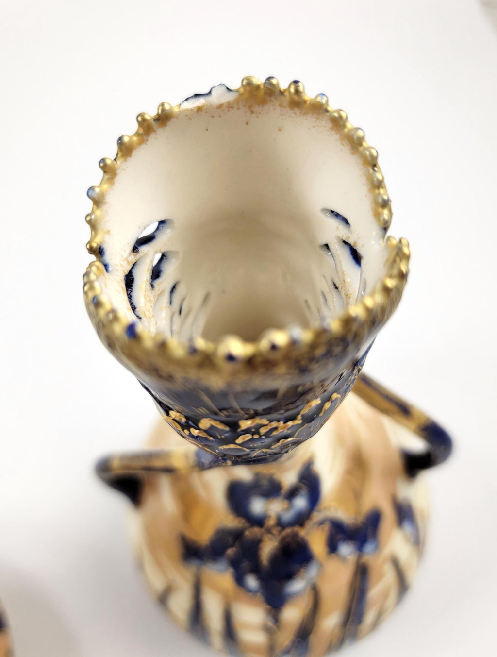 Antique Pair of Art Nouveau Porcelain Vases, Decorated by Ernst Wahliss, c. 1895