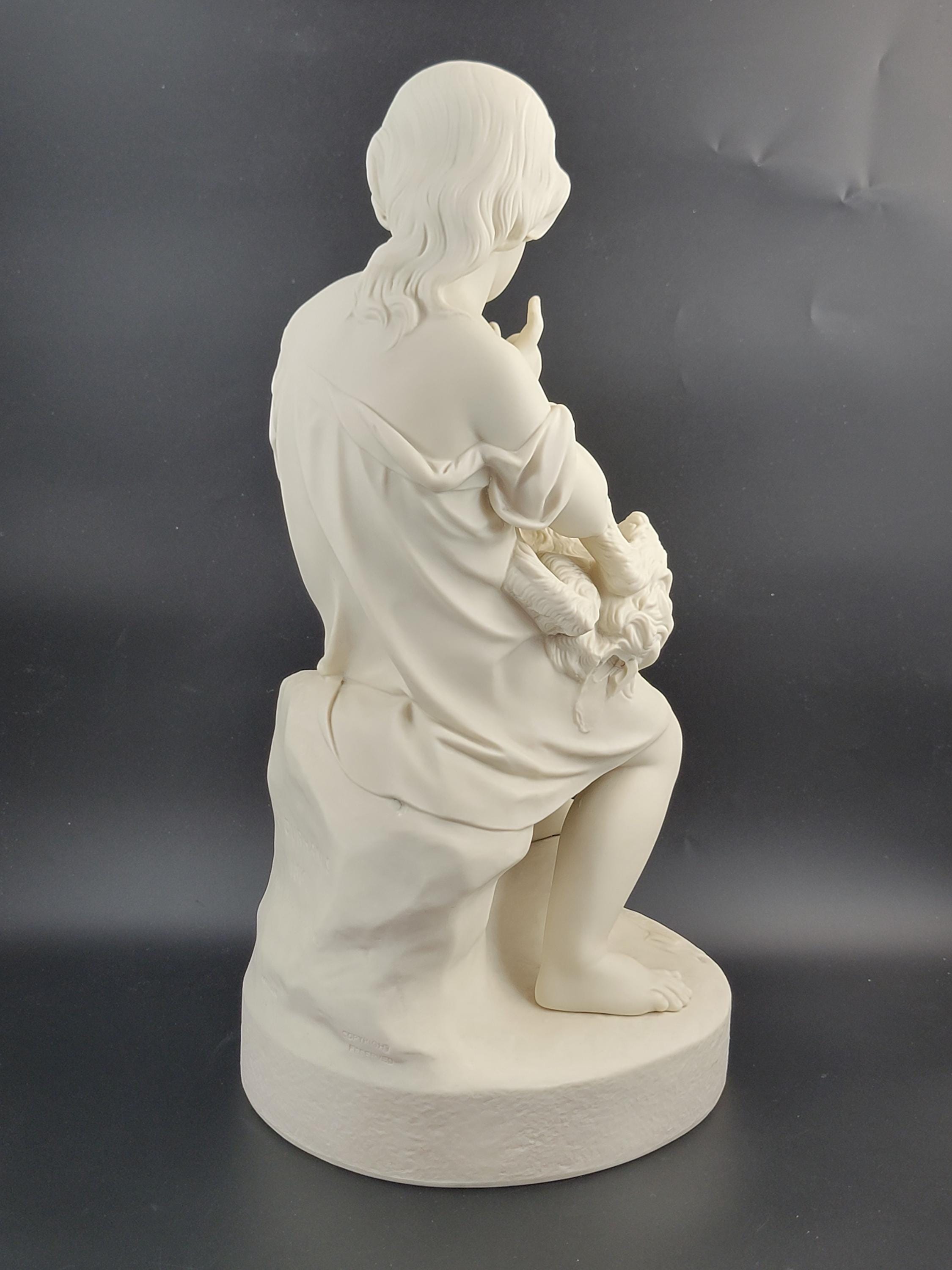 Victorian Parian Porcelain Figure: 'Go to Sleep' by John Durham, Copeland Art Union London