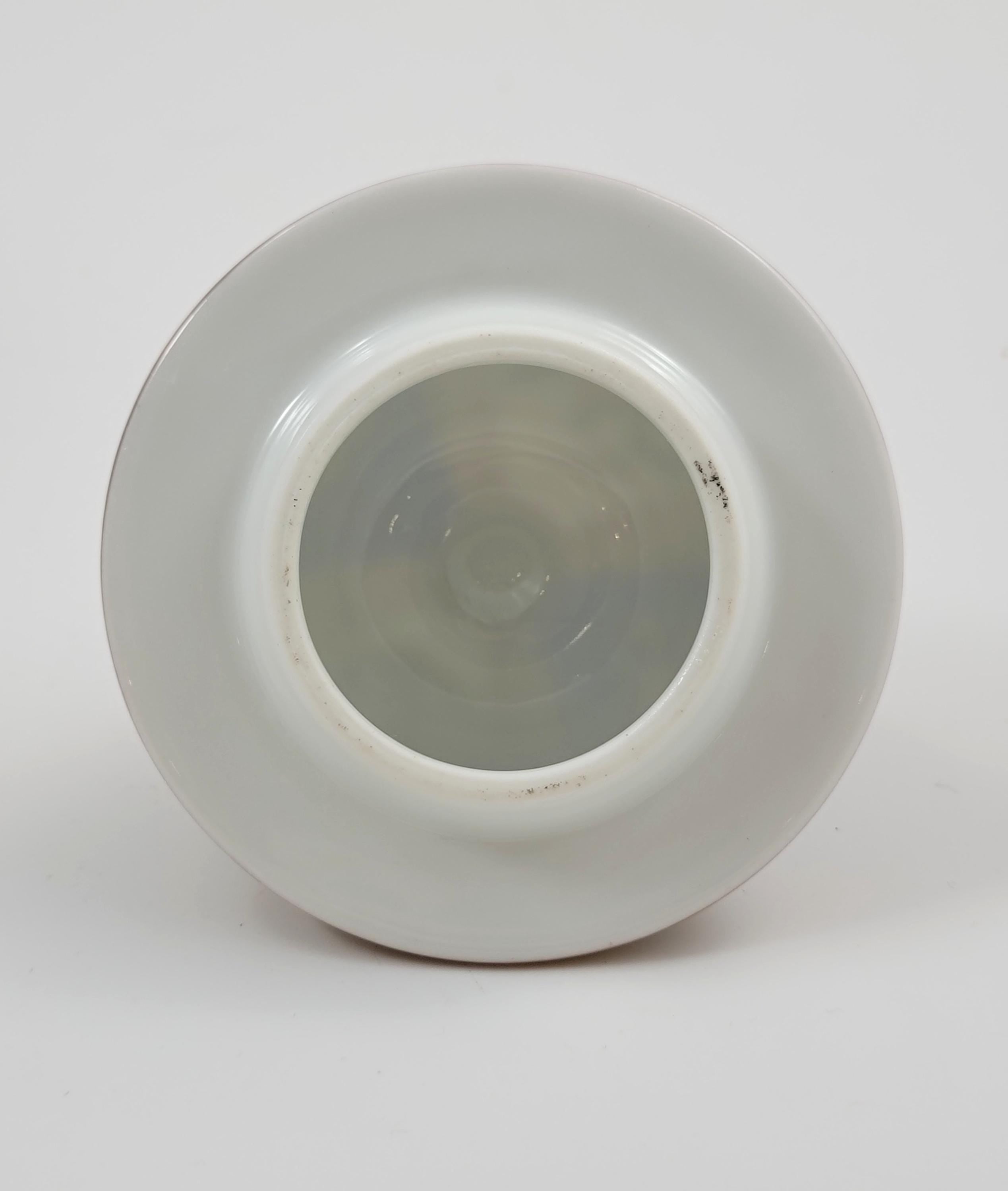 Rare Helena Wolfsohn Dresden Lidded Ginger Jar, Blue Ground, Meissen-Style, AR Mark, c. 1880