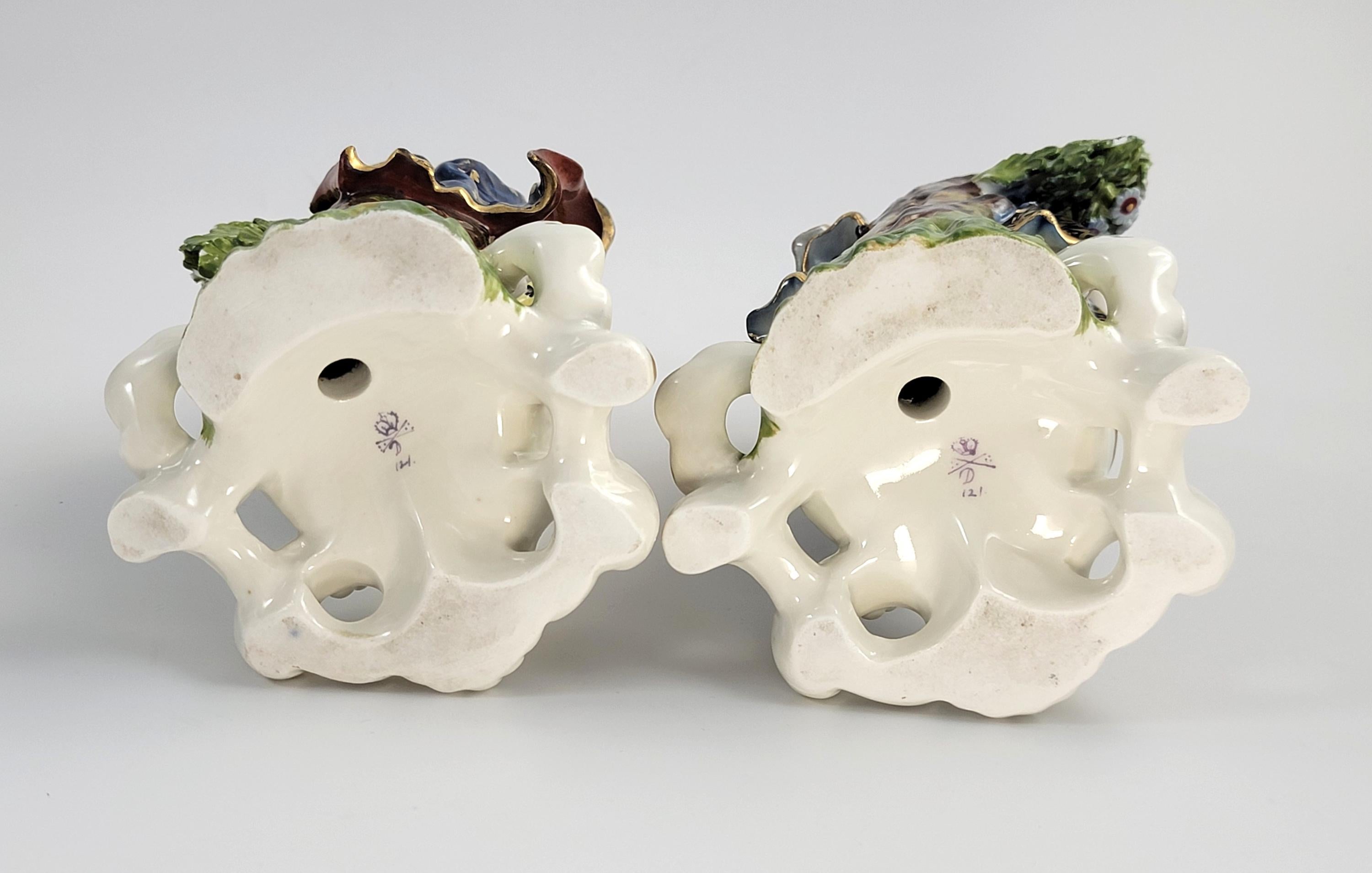 Samson Porcelain Musician Figures, Pair, Paris, After Derby, c.1880