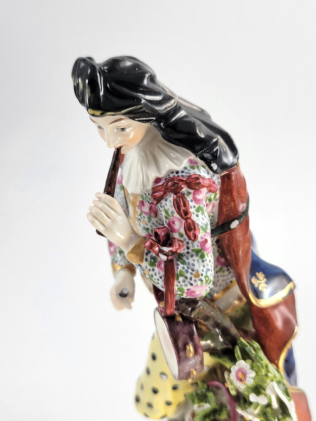 Samson Porcelain Musician Figures, Pair, Paris, After Derby, c.1880