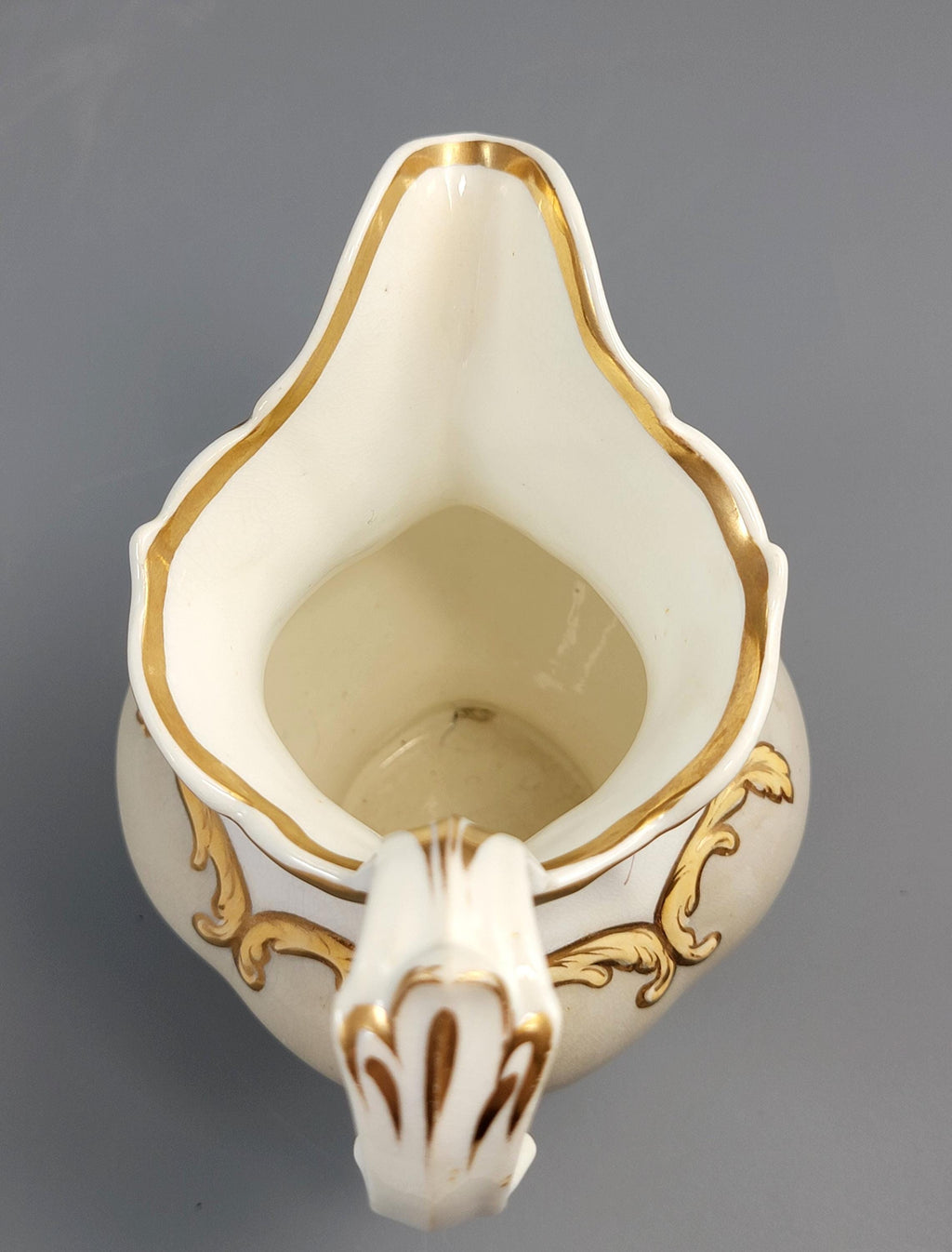 Antique English Porcelain Jug by Rockingham, Model 8376, c.1830