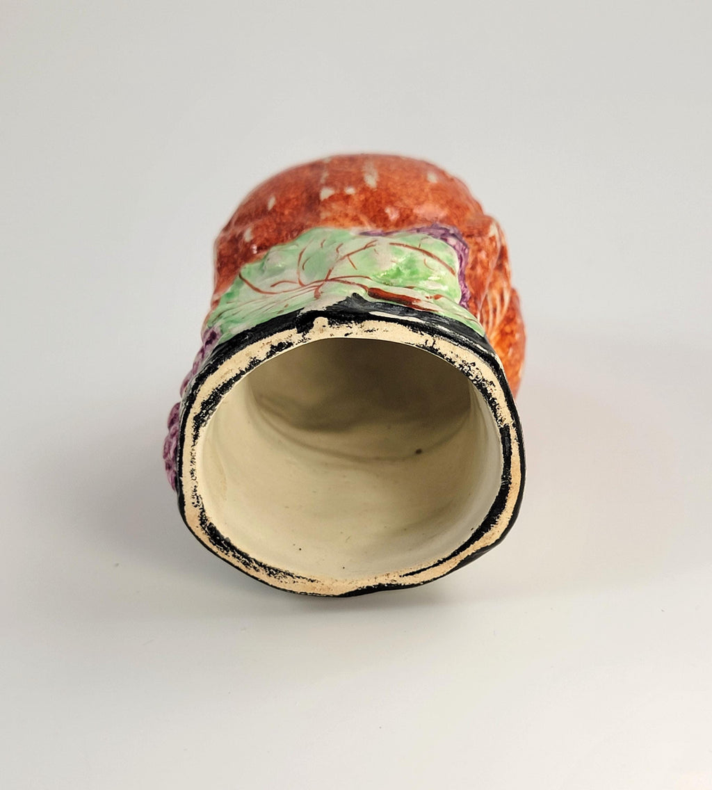 Rare Royal Staffordshire Porcelain Stirrup Cup, circa 1820-1840