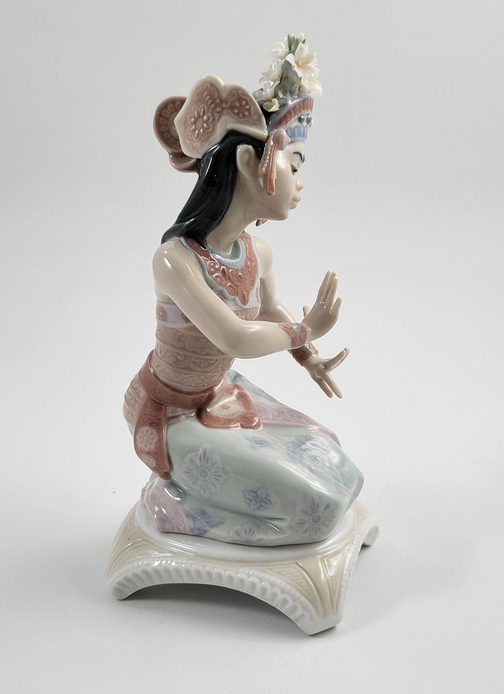 Lladro Bali Dancer, Model 6142, Indian Pose, 1993,Rare