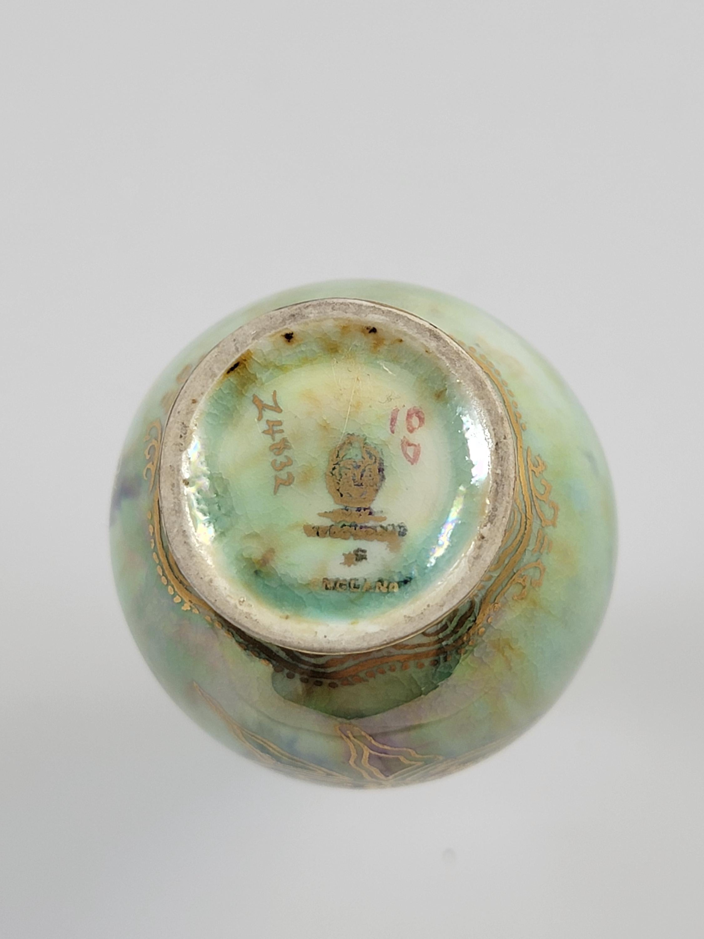 Makeig-Jones Wedgwood Lustre Vase Z4832, Butterflies, Rare