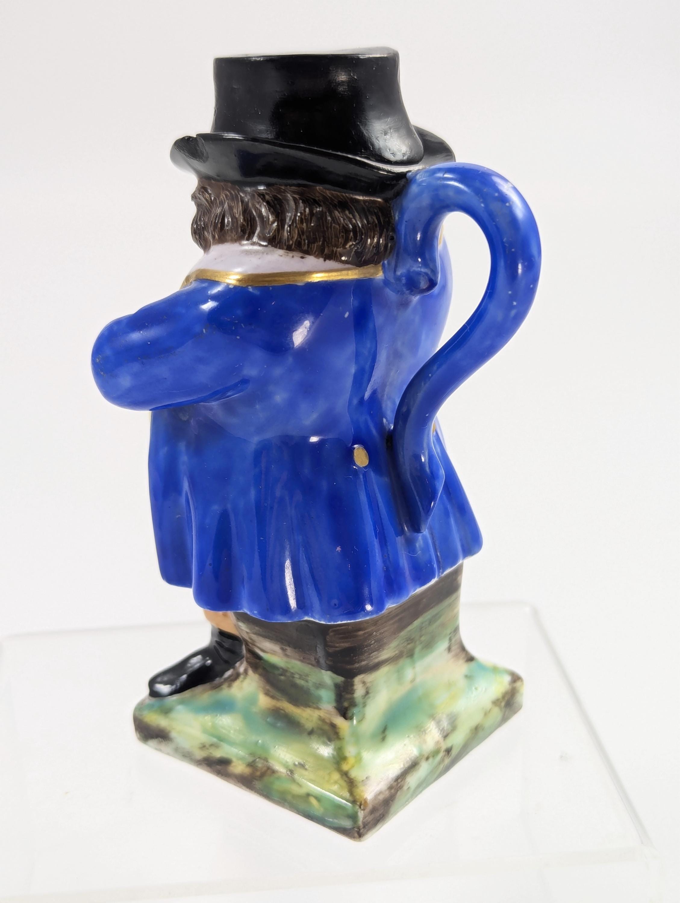 Stevenson & Hancock, Derby, Toby Jug “Snuff Taker”, c.1862