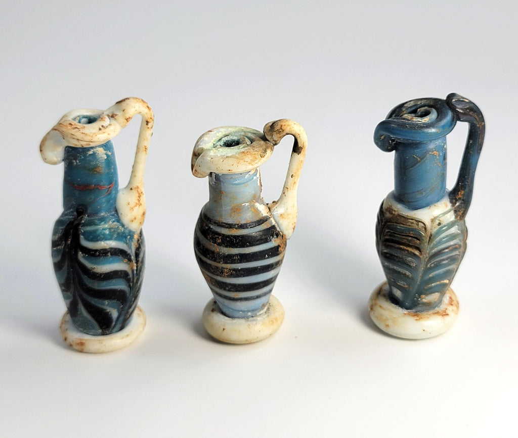 Ancient Roman Glass Bottles Set, 2nd–3rd c AD