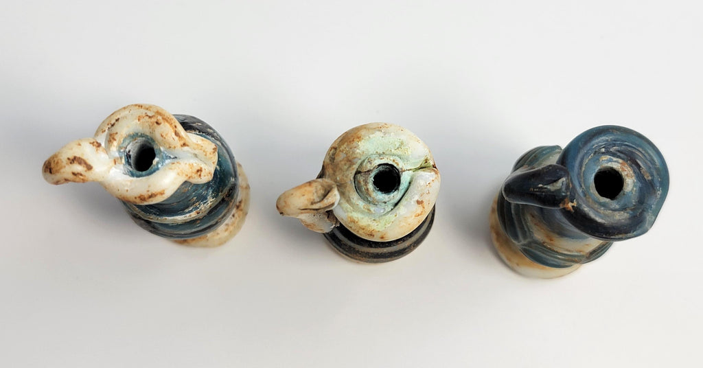 Ancient Roman Glass Bottles Set, 2nd–3rd c AD