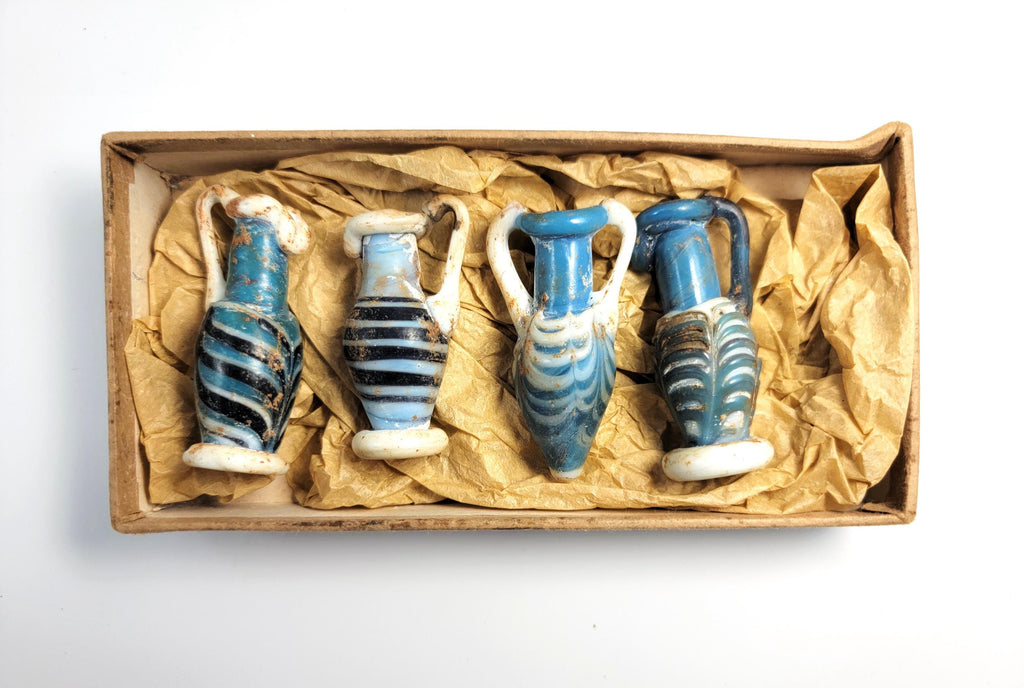 Ancient Roman Glass Bottles Set, 2nd–3rd c AD