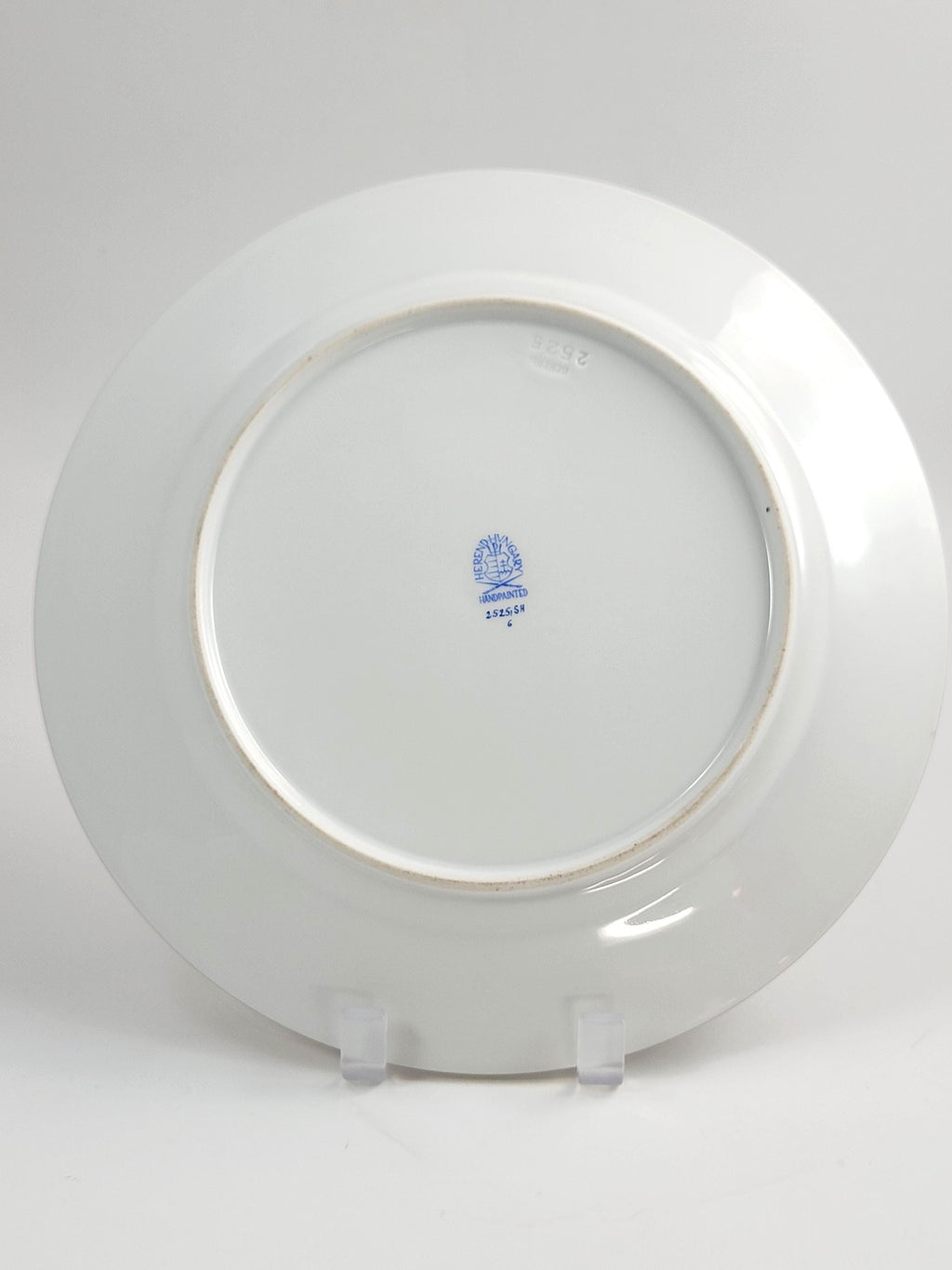 Vintage Herend Porcelain Plate Shanghai Pattern Hungary Hand Painted, 20th century, 25.5cm