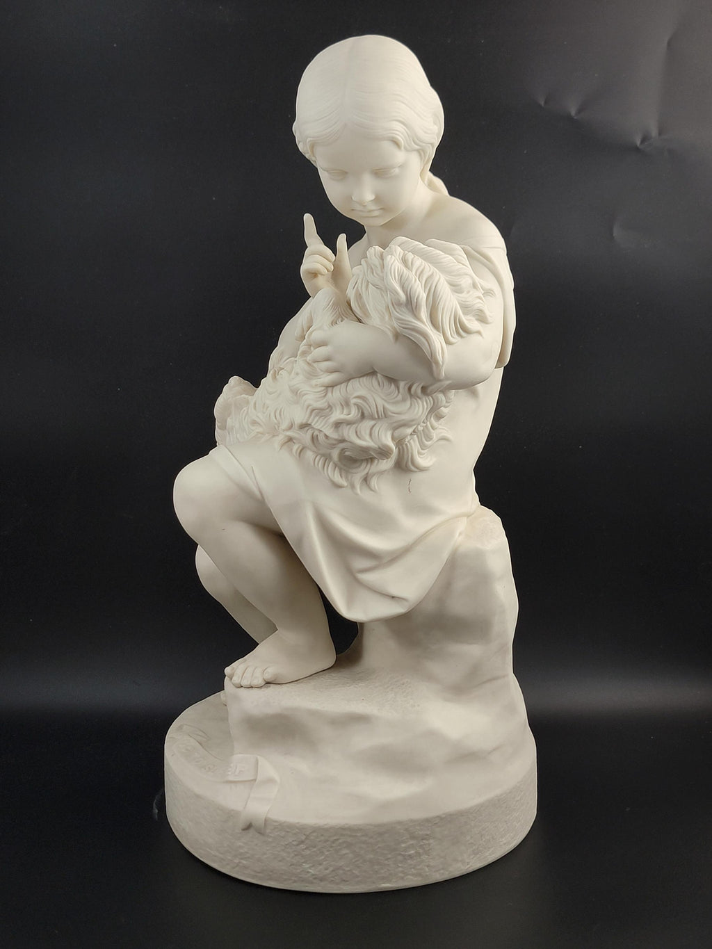 Victorian Parian Porcelain Figure: 'Go to Sleep' by John Durham, Copeland Art Union London