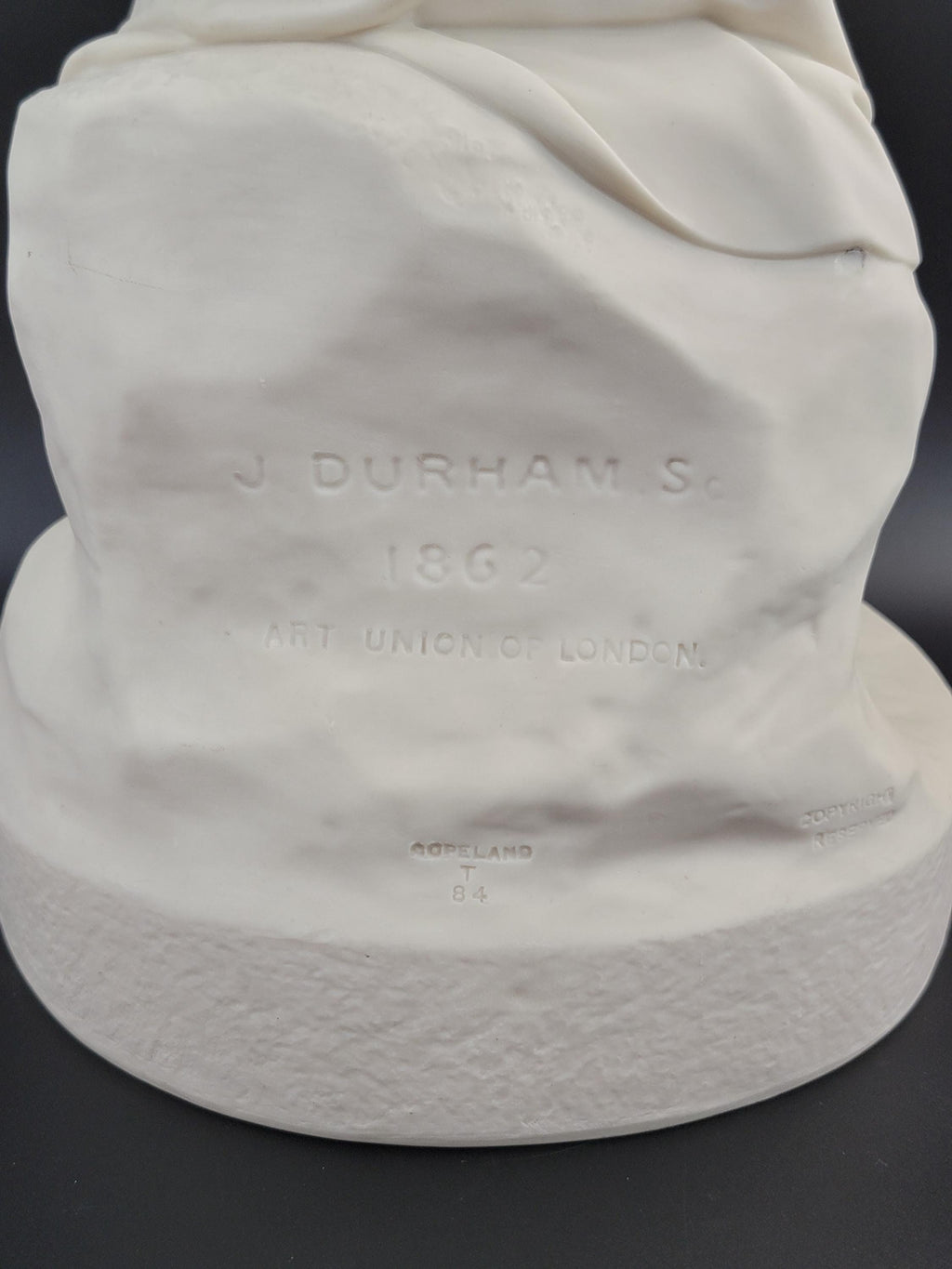 Victorian Parian Porcelain Figure: 'Go to Sleep' by John Durham, Copeland Art Union London
