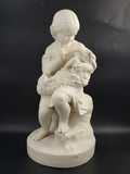 Victorian Parian Porcelain Figure: 'Go to Sleep' by John Durham, Copeland Art Union London