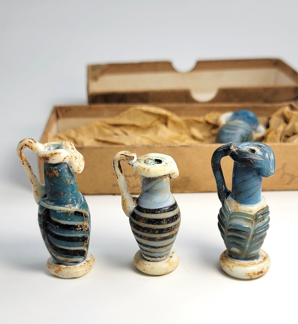 Ancient Roman Glass Bottles Set, 2nd–3rd c AD